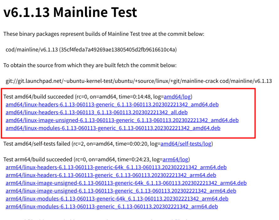 Kubuntu 22.10 升级到最新 Linux 内核 kernel v6.1.13