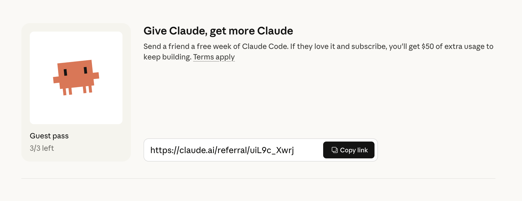 免费体验Claude Code 分享3个Guest Pass（访客通行证）免费Claude Pro Max会员账号